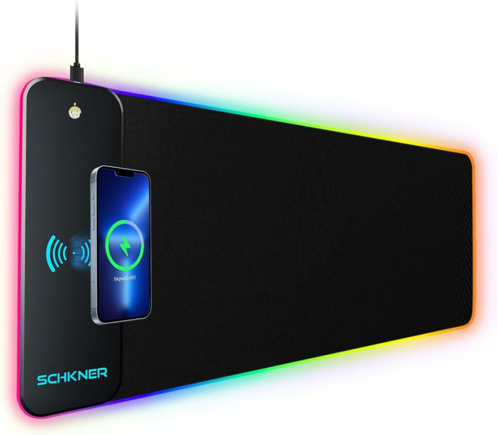 RGB gaming mouse pad